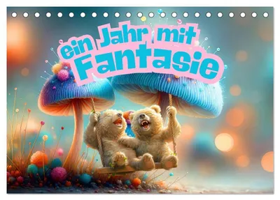 Produktbild von Ein Jahr mit Fantasie (Tischkalender 2027 DIN A5 quer), CALVENDO Monatskalender