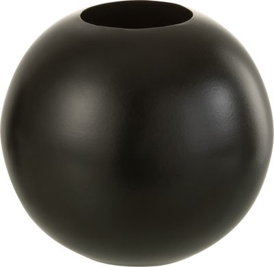 Vase Rund Metall Schwarz Small