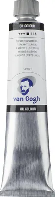 Zdjęcie produktu dla Tubka z farbą olejną Van Gogh 200 ml Biel tytanowa (olej lniany) 118