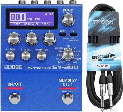 Immagine prodotto di Unità effetti Boss SY-200 con cavo