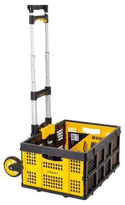 Obrázok produktu pre Skladací ručný vozík Stanley hliníkový, nosnosť 60 kg s prepravkou 25 kg