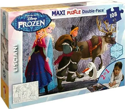 Obrázek produktu pro LISCIANI Puzzle Ledov krlovstv: Anna a Elsa MAXI 108 dlk