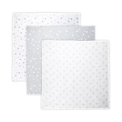 Obrázek produktu pro Lorelli TRIO Mušelínové plenky, 3 ks, 80 × 80 cm, 100% bavlna