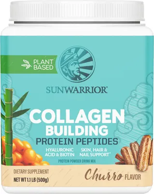 Produktbild von Sunwarrior Collagen Building Protein Peptides (500g) Churro - Eiweiße - Veganes Eiweiß