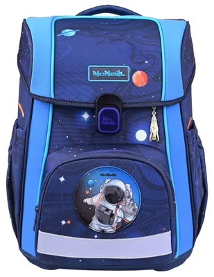 Produktbild von McNeill Schulranzen Bravo Schoolbag Set 9-teilig Space blau