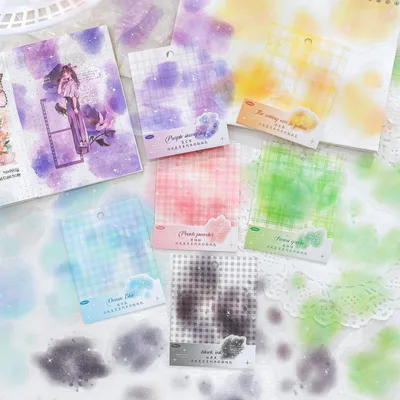 Immagine prodotto di Set di 120 adesivi per acquerelli, ideali per scrapbooking