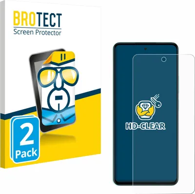 Produktbild von 2x Für Oppo A5 Schutzfolie BROTECT Displayschutz Display Schutz Folie Klar Transparent