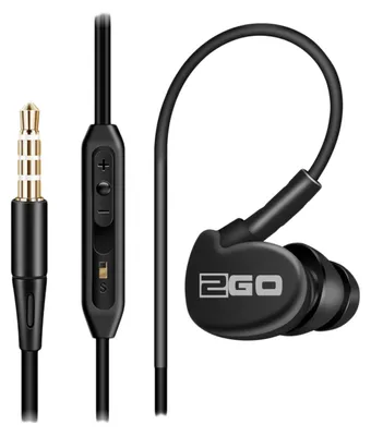 Produktbild von 2GO Active 1, Kabelgebunden, Anrufe/Musik, Kopfhörer, Schwarz