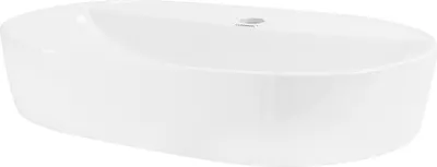 Obrázek produktu pro LuxeBath umyvadlo Oválné umyvadlo na desku, 60x40x12 cm, lesklá bílá, keramika
