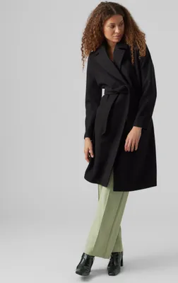 Image de Manteau élégant avec ceinture - Manteau léger - Veste d'hiver | L
