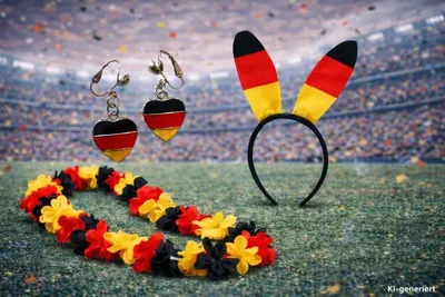 Produktbild von Fan Set Deutschland - 3 Teile, Fußball, EM, WM