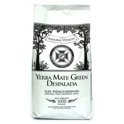 A bag of Yerba Mate Green tea.