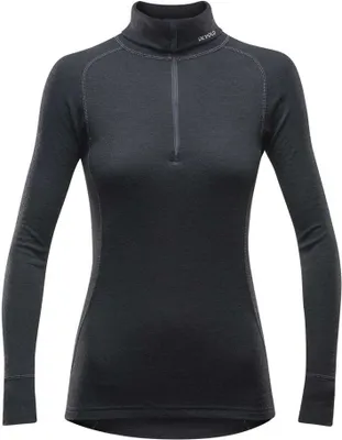Produktbild von Devold Duo Active Merino 210 Zip Neck Woman Black XS Thermischeunterwäsche