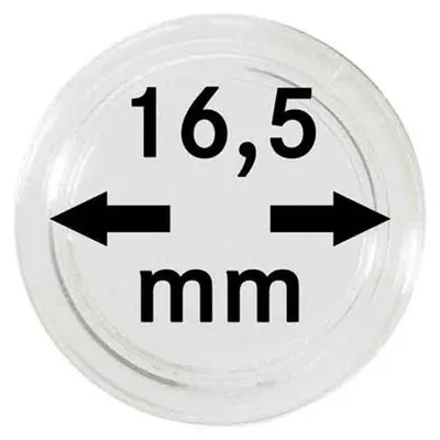 Produktbild von Lindner 2251165 Münzkapseln 16,5 mm-100er Pack