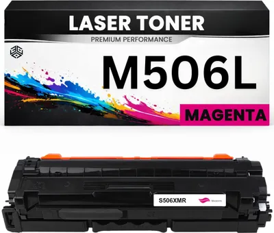 Produktbild von Toner M506L Magenta für Samsung CLTM506L ELS Premium Alternative für Samsung CLP-680ND, CLX-6260FR, CLX-6260FW, CLX-6260ND, CLX-6260FD