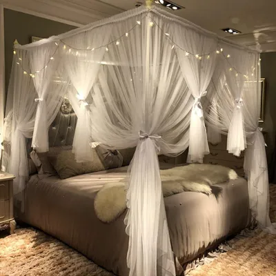 Produktbild von Betthimmel 150x200 cm, weiß, für Schlafzimmer