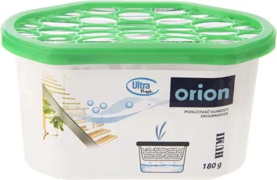 Obrázek produktu pro Orion | Odvlhčovač vzduchu - Zelený - 180 G - Neutrální zápach - Granule - Do 20 m2
