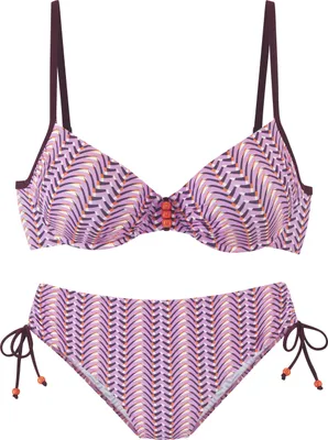 Produktbild von VIVANCE Bügel-Bikini rosa bedruckt Größe 38 Cup D