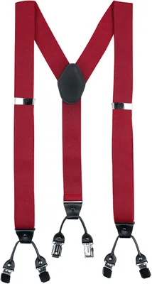 Produktbild von Banned Alternative Hosenträger Uni Rockabilly Braces rot Standard