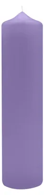 Produktbild von Spitzkopf Stumpen Kerzen Lavendel Lila 30 x Ø 6 cm, 6 Stück