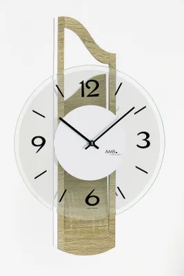 Image de Horloge murale à quartz AMS W9681
