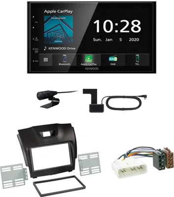Produktbild von Kenwood DMX-5020DABS CarPlay Android Auto USB MP3 Einbauset für Isuzu D-Max 2