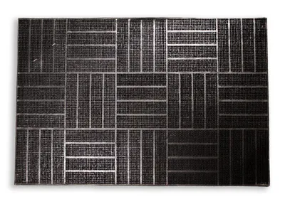 Obrázok produktu pre HOME ELEMENTS Rohož gumová, čierna, 40x60 cm