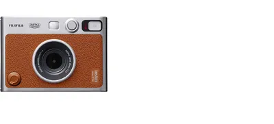 Produktbild von Fujifilm Instax Mini Evo Braune Sofortbildkamera, Hybrid