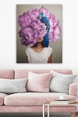 Immagine prodotto di Wallity, 7436502942921- TCR2178, Colorato, Quadri su tela, 70 x 100 cm, 100% tela