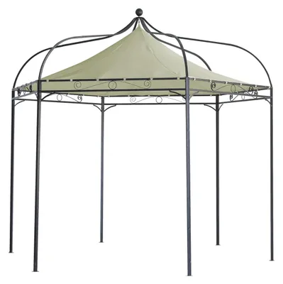 Produktbild von Pavillon Modena 320 x 320 x 300 cm Stahl Ecru