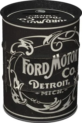 Image de Nostalgic-Art - Tirelire tonneau d'huile - Ford - Vintage Logo