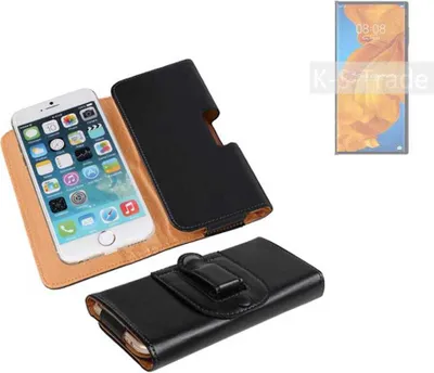 Produktbild von K-S-Trade Schützhülle Handyhülle kompatibel mit Huawei Mate Xs Holster Gürtel Tasche Schutzhülle Handy-Tasche Smartphone Case Seitentasche