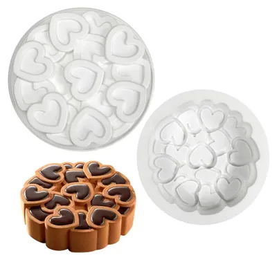 Silikon-Mousse-Kuchenform, 17,9 cm, hitzebeständig bis 230 °C