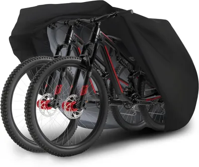 Produktbild von Fahrradgarage 220 x 110 x 95 cm, für 2 Fahrräder, 210D Polyester, wasserdicht, für Außenbereich