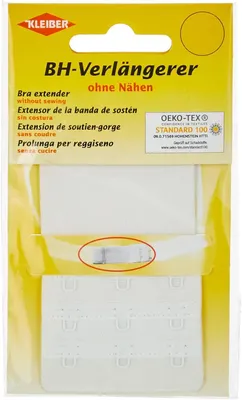 Produktbild von Bh-Verlängerer 55 Mm Mit Drei Haken, Weiß, Für Schwangere Und Bei Gewichtszunahme