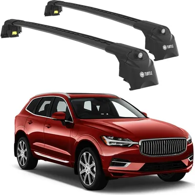 Produktbild von TURTLE STREŠNÝ NOSIČ AIR-2 , Čierna VOLVO XC60 ALL 2018 - 2024 (SUV)