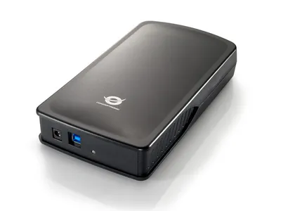 Produktbild von Conceptronic CHD3DUSB3, HDD-Gehäuse, 3.5", SATA, Serial ATA II, 4,8 Gbit/s, USB Anschluss, Graphit