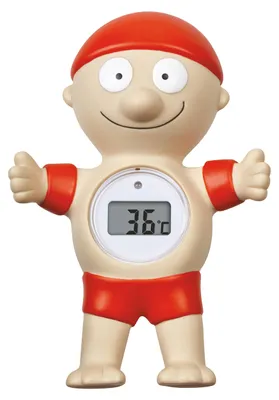 Produktbild von TFA - Digitales Badethermometer BADEMEISTER 30.2032.05 - rot