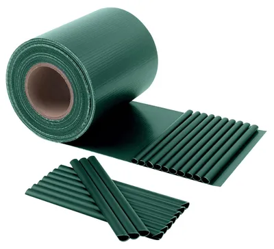 Obrázok produktu pre PVC ochranné pásy na ochranu súkromia, vhodné do záhrady a na balkón, 50 m x 19 cm