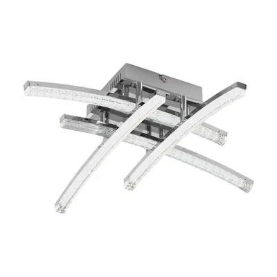 Produktbild von EGLO Pertini, LED, Nicht austauschbare(s) Leuchtmittel, 3000 K, 580 lm, IP20, Chrom, Transparent