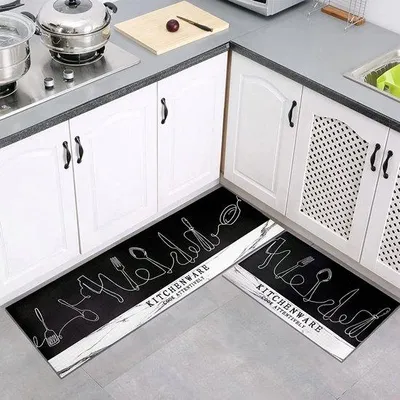 Productafbeelding van Antislip keukentapijt, keukenloopmat, 44x75 cm, 44x120 cm, instapmat