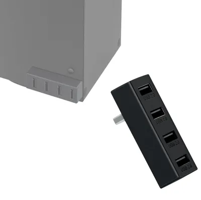 Imagen del producto de Mcbazel, adaptador divisor USB de 4 puertos, hub USB 2.0 de alta velocidad para carga y conexión, compatible con Xbox Series X/S