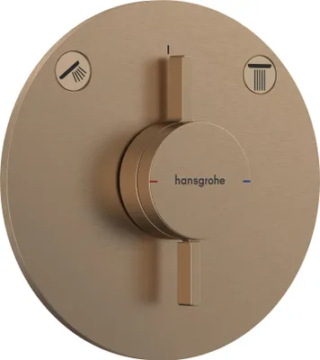Produktbild von HansGrohe DuoTurn S Wannenmisch UP F-Set BBR Brushed Bronze, 75418140