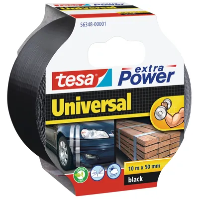 Produktbild von Tesa Folienband extra Power Universal 50 mm x 10 m schwarz