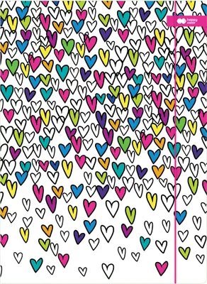 Produktbild von A4 My Love elastische Mappe weiß Happy Color
