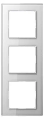 Image de Jung Cadre en verre triple aws waage/concentrique AC 583 GL WW