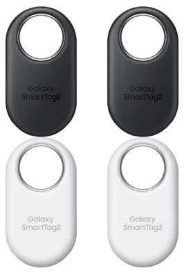 Zdjęcie produktu dla Samsung Galaxy SmartTag 2 EI-T5600 4 Per Pack 2x black+ white, Element, Wyszukiwarka, Czarny, Odporny na kurz, 120 m, IP67
