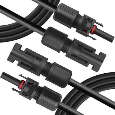 Produktbild von Solar Kabel Photovoltaik Solarkabel Verlängerungskabel + 1500V Stecker 4mm² 6mm²Länge:2x 5m 4mm²;Steuersatz:19%