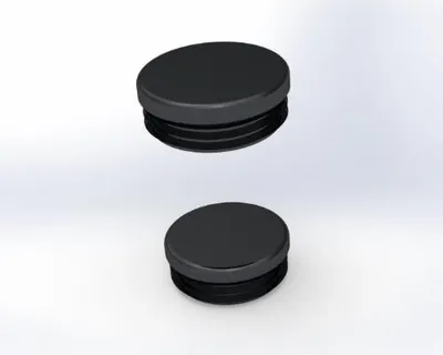 Produktbild von Abdeckkappen Set 4,3/4,8 cm für Hand- und Knieleisten System NEO