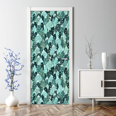 Produktbild von Dekorative Aufkleber Türtapete selbstklebend Klebefolie Tintenstreifen 70 x 200 cm